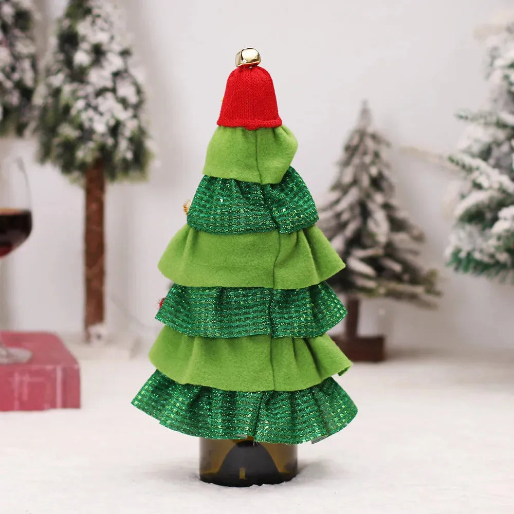 Christmas Decorations Forest Man Cake Dress Bottle Cover - Bellarte Enchanté Christmas Decorations Forest Man Cake Dress Bottle Cover